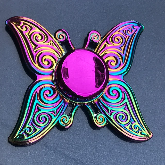 Alloy Rainbow Fidget Spinner Antistress Colorful R118 Bearing Hand Spinner ADHD Finger Spinner Stress Relief Toys For Aldult Kid 6