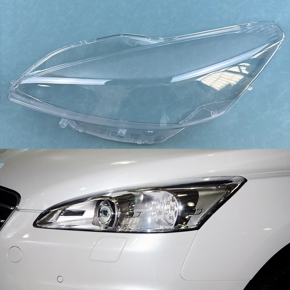 For Peugeot 508 2011 2012 2013 2014 Car Headlight cover Headlamp Lens Auto  Shell Cover - AliExpress