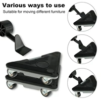 5Pcs Furniture Mover Tool Set 700KG Heavy Duty Furniture Lifter 360° Rotation Wheels Furniture Movers Labor Saving Roller Wheel 2