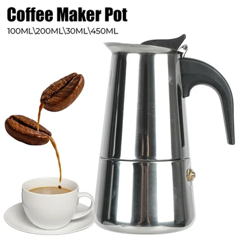 Stainless Steel Moka Coffee Pot 1