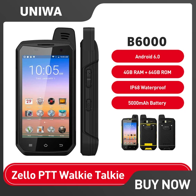 UNIWA W888 Smartphone ATEX Explosion-proof 4G Mobile Phone 4GB 64GB Andriod  11 IP68 Waterproof 5000mAh 6.3 inch NFC Cellphone