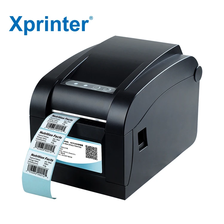 Xprinter XP-350B/350BM 2 in 1 3인치/80mm 감열식 영수증 티켓 및 바코드 프린터 라벨 및 스티커 인쇄기