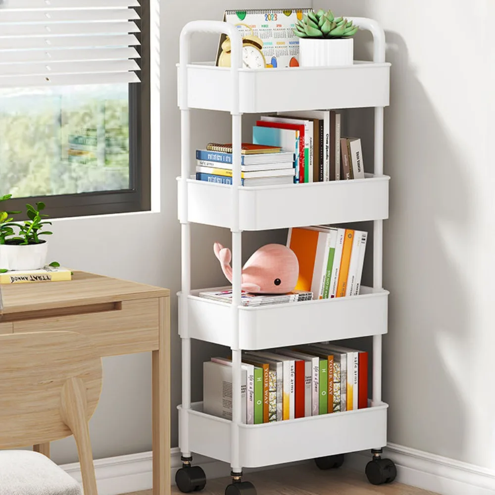 Mobile Storage Rack Trolley With Wheels