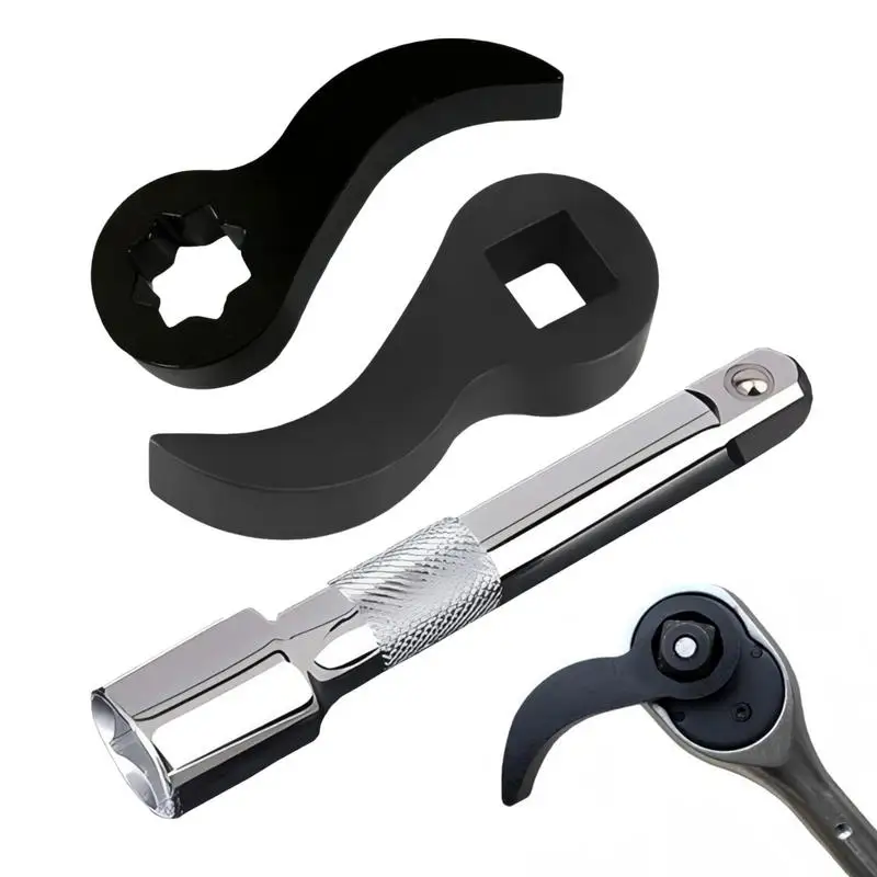 Crowbar Adapter Head Tight Space Wrench Crow Bar Wrench Adapter Portable Crowbar Head Tool For Home Small Spaces