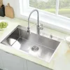 Kitchen sink, sink drop gauge  kitchen sink top mount single bowl deep kitchen sink,‎33 x 19 x 10 inches 2