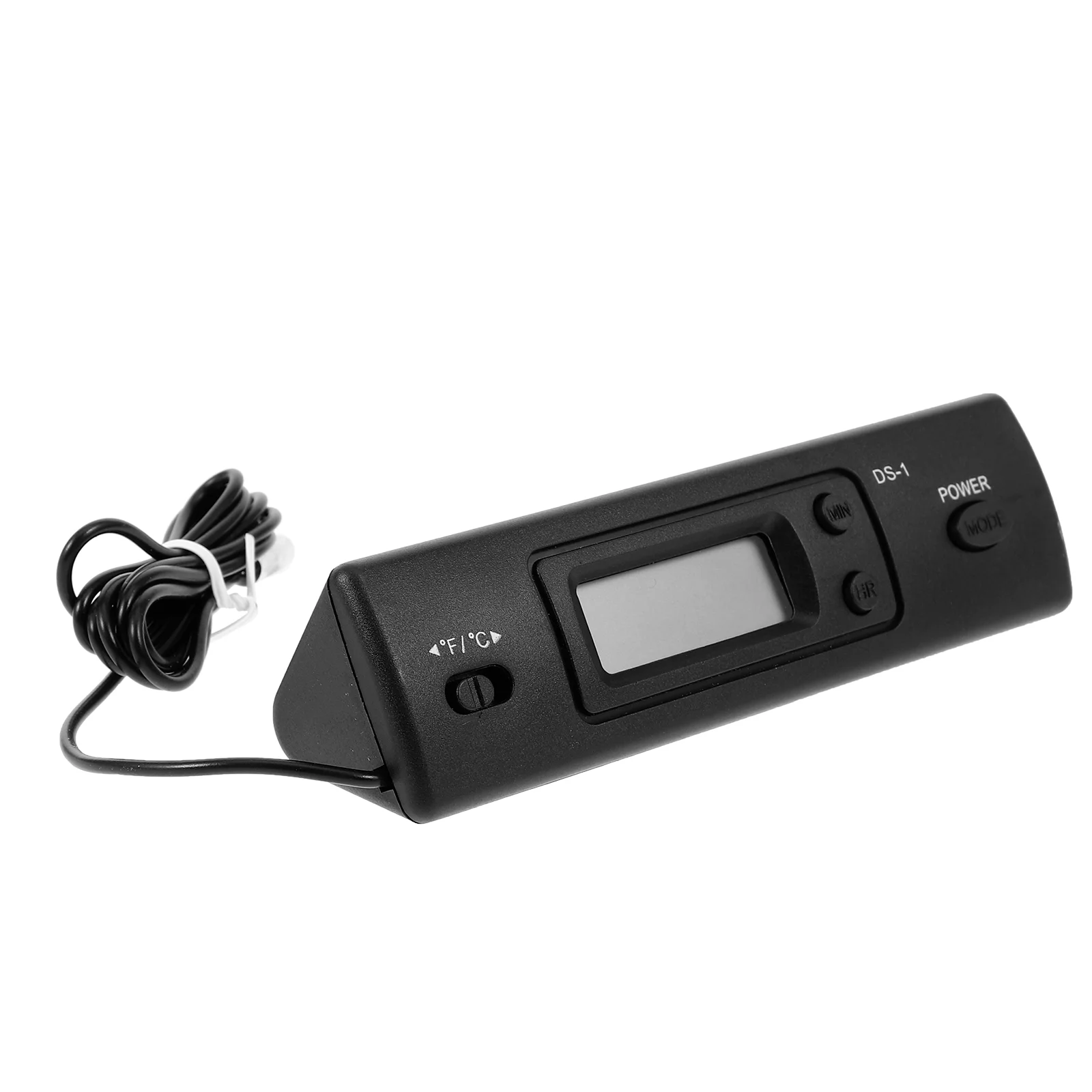 

Car Thermometer Temperature Probe Digital Clock with Truck Dashboard Small Mini Nightstand Auto Abs