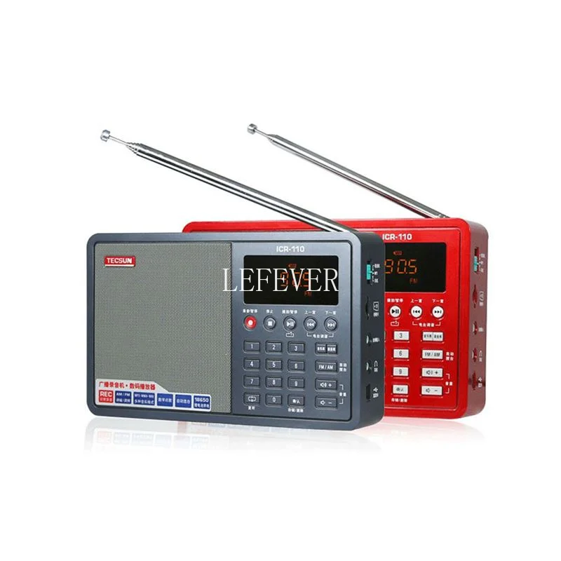 Rádio Cartão tf Mp3 Player Gravador Tecsun-icr110 fm e am - Image 2