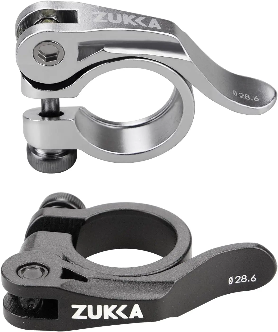 

ZUKKA 2 Pieces Bike Seat Post Clamp 28.6 mm 34.9mm Bicycle Seatpost Collar Saddle Clamp Seatpost Bicycle Accessories Bike Pieces