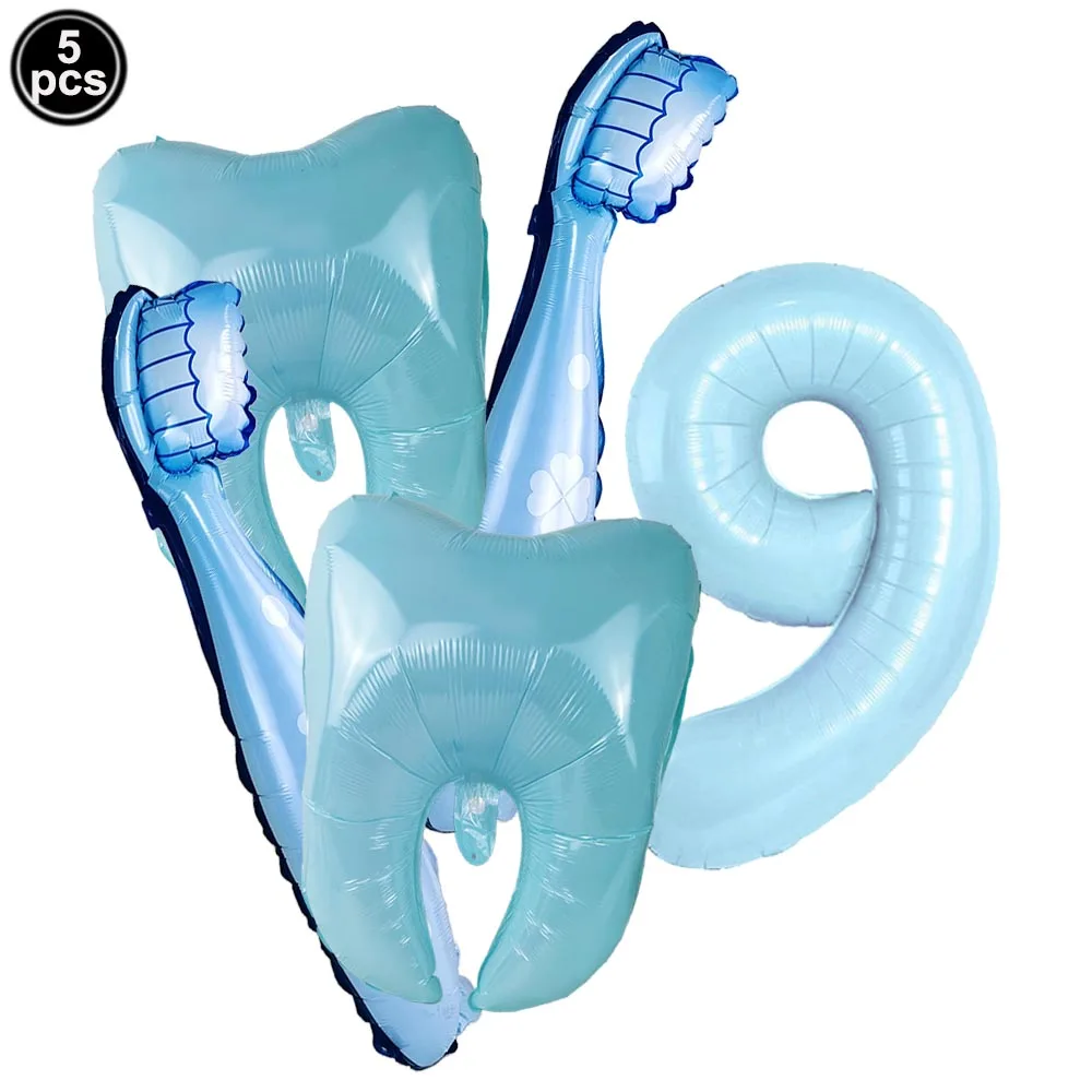 Dental Health Protection Themed Party Decor Foil Balloons