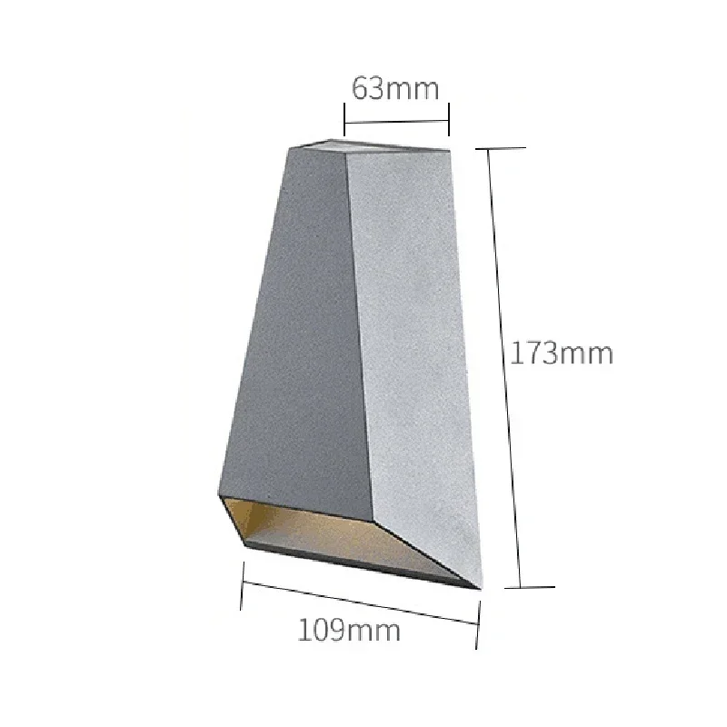 Description Picture 2 of item12W LED Outdoor&Indoor Wall Lamp IP65 Waterproof Park Porch Garden Villa Aisle Balcony Pergola Outdoor Exterior Wall Lighting