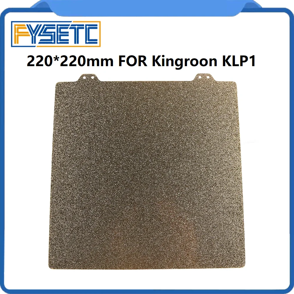 

220x220mm Double Sided Textured PEI Spring Steel Sheet Powder Coated PEI Build Plate For Anet A8 A6 Wanhao I3 Ender-5