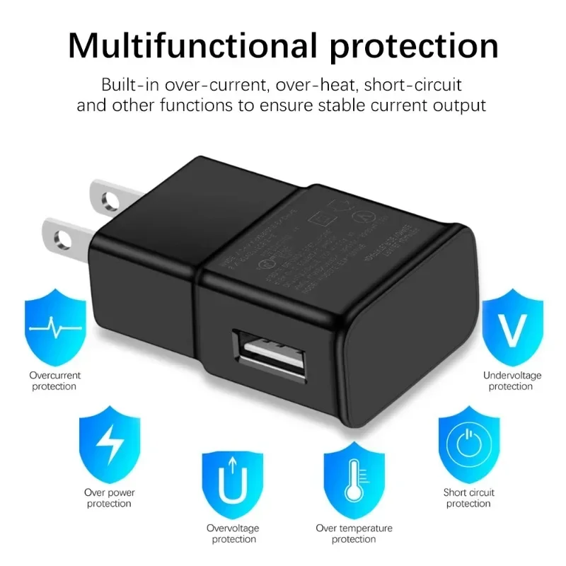 USB Wall Charger Block for Samsung Galaxy S10/S10e/S10Plus/A51/A52/A53/Note20/Note10/Note9/Note8/S21/S21/S22Ultra Phone Charger
