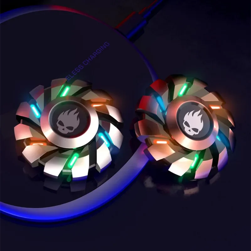 

Metal Fluorescence Fidget Spinner Toys Adults EDC Antistress Hand Spinner Toys Children Stress Relief Spinning Birthday Gift