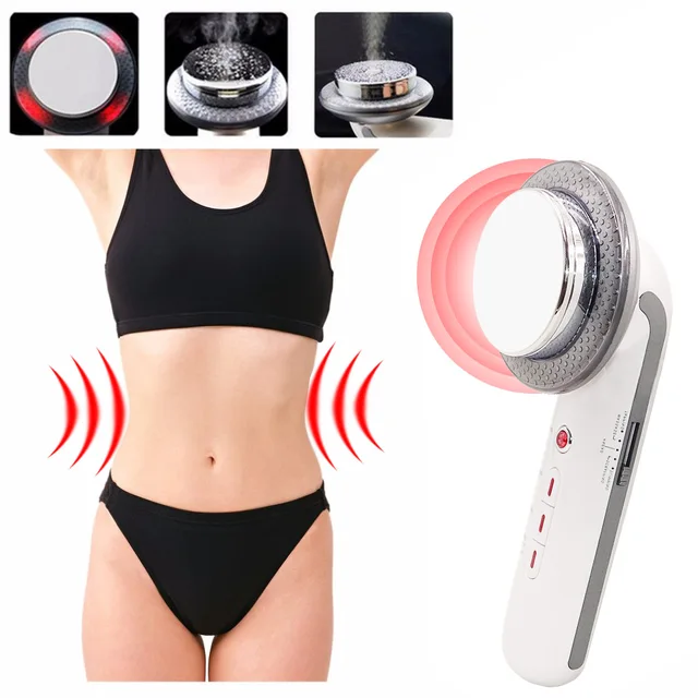 Ultrasound Cavitation EMS Fat Burner Body Slimming Massager Weight Loss Machine with Patch Lipo Anti Cellulite Galvanic Infrared 3