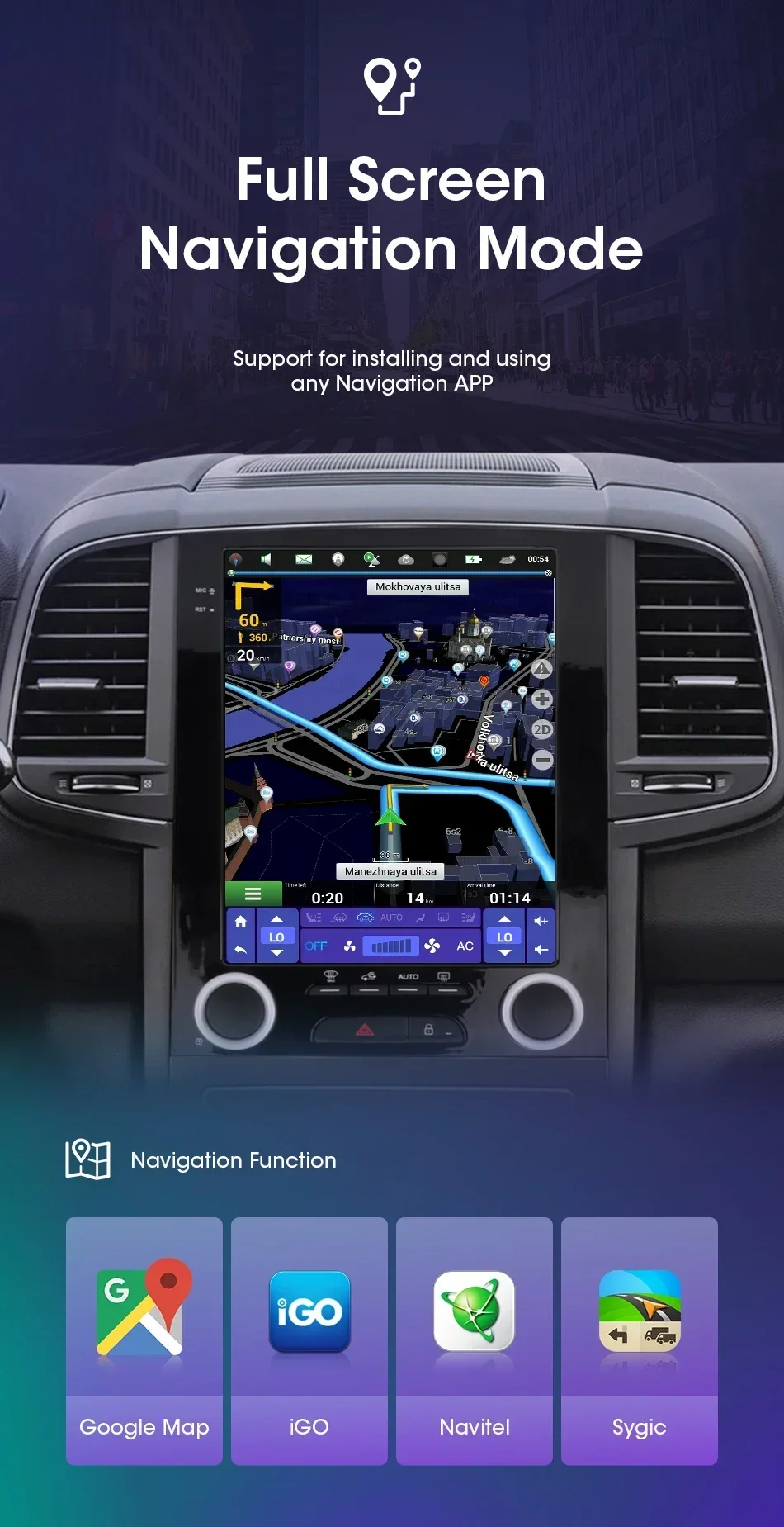 Srnubi 9,7" Autoradio für Renault Megane 4 Samsung Koleos „SM6“ Talisman 2017-2019 4G WiFi Carplay Android 2Din Head Unit – Detail 10