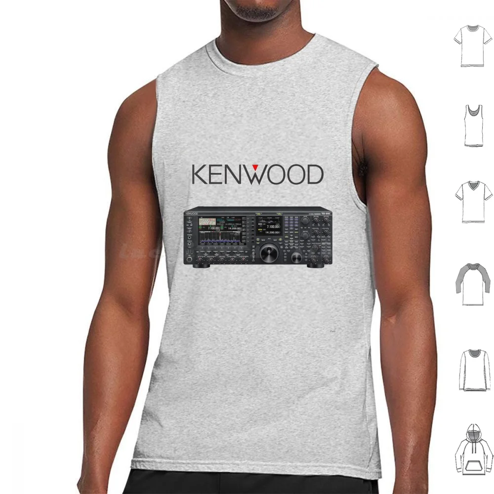 Kenwood Ts-990 Canotte Gilet Senza Maniche Radioamatore Radioamatoriale Kenwood Ts 990 Kenwood Ts 990