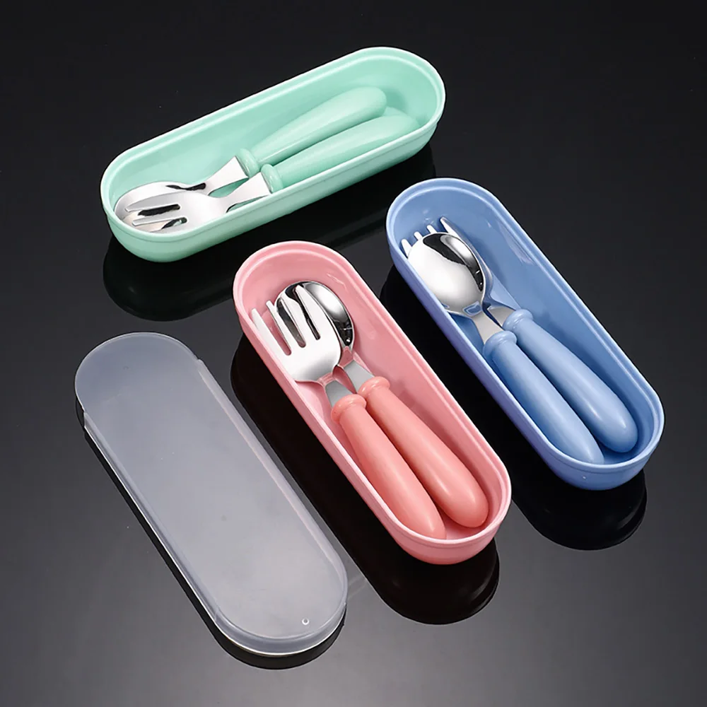 2-Piece Stainless Steel Baby Tableware Set 6