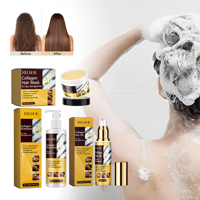 Collagen Keratin Hair Mask for Dry & Damaged Hair Revitalizing Treatment hair mask