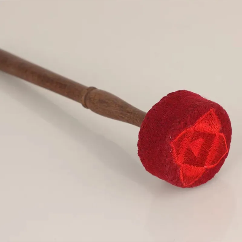 Mazzuolo Professionale per Campane Tibetane, Strumento a Percussione in Legno per Campane Sonore, Accessorio per Strumenti Musicali Buddisti - immagine 3