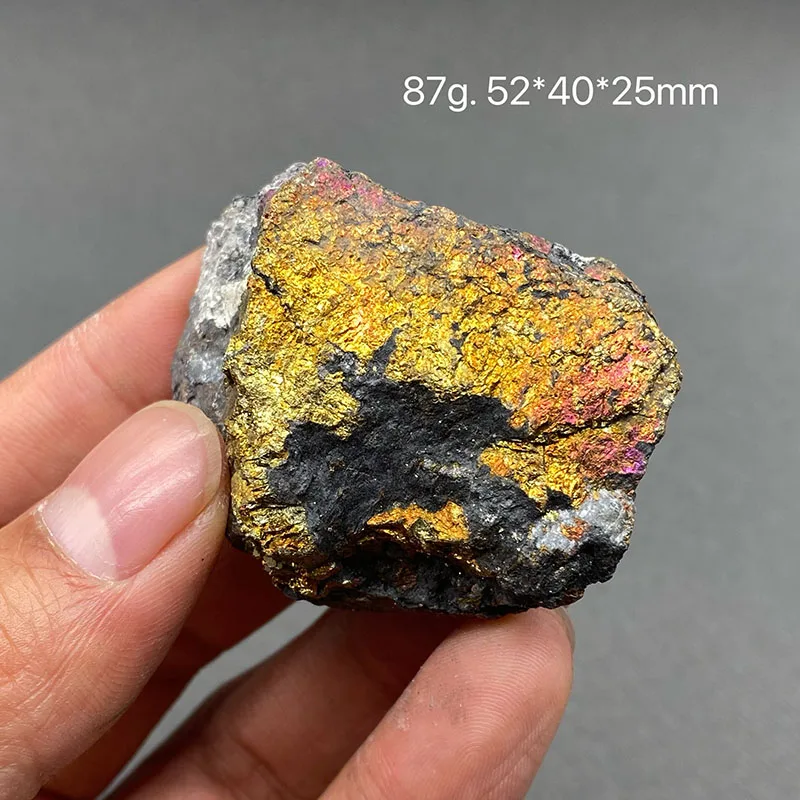 100% natural Bornite mineral specimen healing crystal gem collection