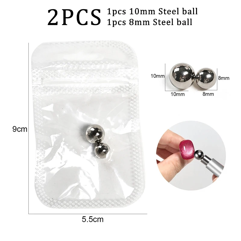 Strumento magnetico doppia punta per smalto cat eye con sfera_voghion.com