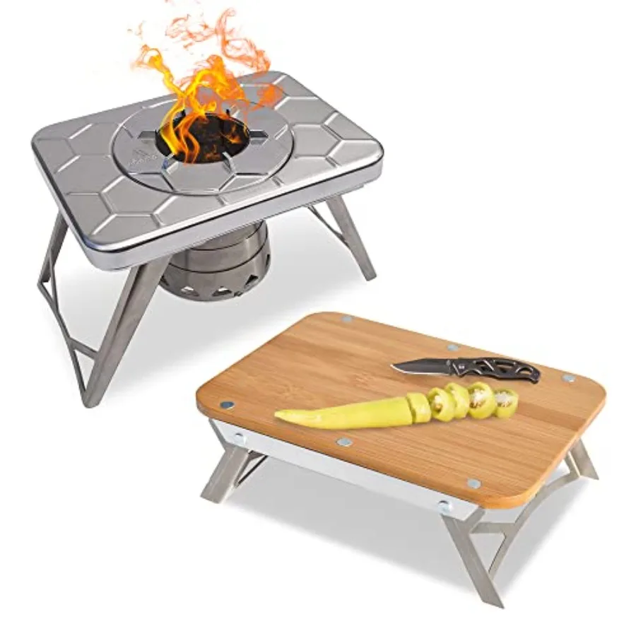 Compact Outdoor Camping Cooking Stove Set