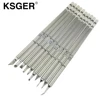 KSGER T12 Silver Soldering Iron Tips Soldering Station Handle Welding Replace T12-B BC2 K C1 C4 D08 D24 D4 I JL02 Soldering Iron 1