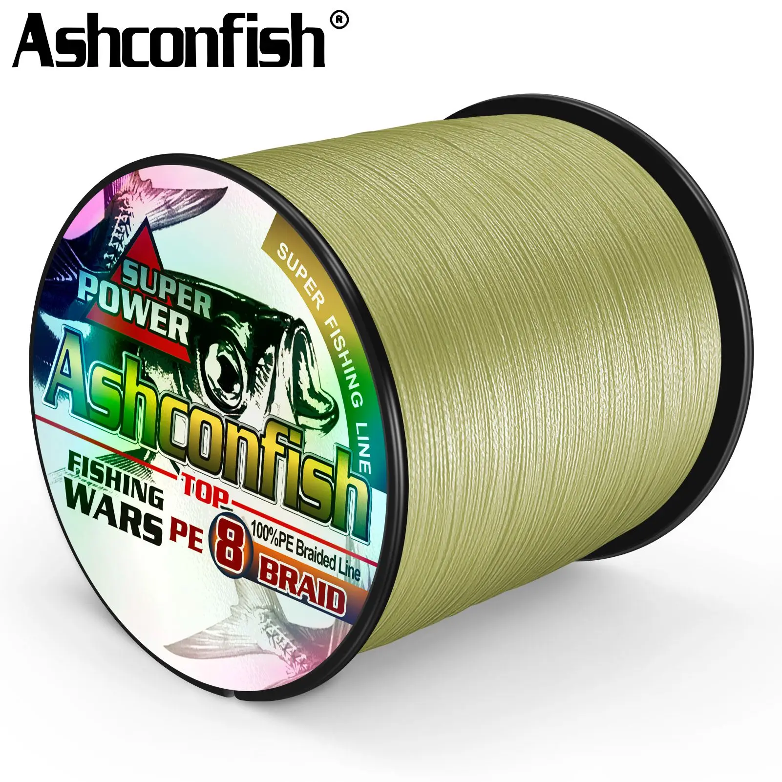 Ashconfish 8 Strands Braided Fishing Line 8 thread cord fishing rope 1000M 8 Braid PE Multifilament Fishing Line Winter  6-300LB 4