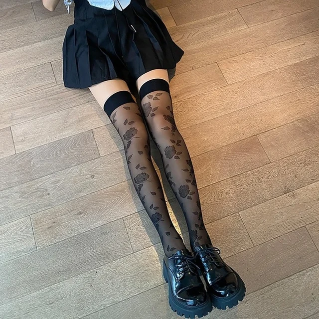 My Dress-up Darling Marin Kitagawa Cosplay Long Socks Women Sexy Black Over  Knee Thigh High Stockings Girls Anime Lolita Costume - Cosplay Costumes -  AliExpress