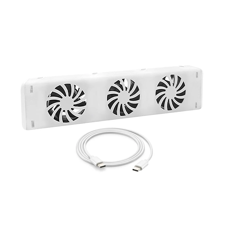 3-Fan Magnetic Fireplace Cooling Fan 300*69*30mm Heater Radiator Automatic Thermostat Cooling Fan For Home Apartment Heater