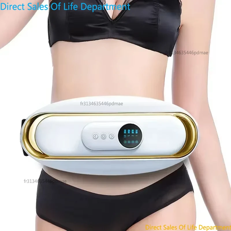 Abdominal Massage Belt Fat Remover Electric Slimming Machine Anti Cellulite Belly Fat Burner Massager for Women Body Massage - immagine 2