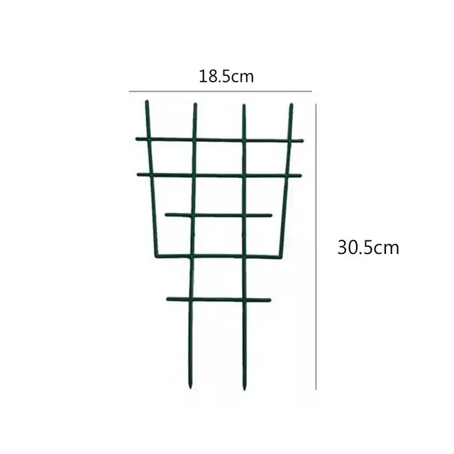 6 Pc/Set Növényi Mászó Állvány Műanyag Zöld Színű Virágnövekedés Rácsos Napfény-Ellenes, Deformált Vízálló Kerti Támogatás - Image 6