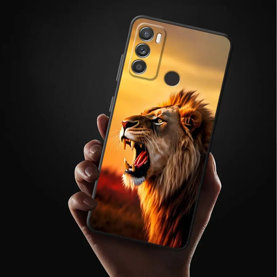 Cool Lion Design Phone Cover Case