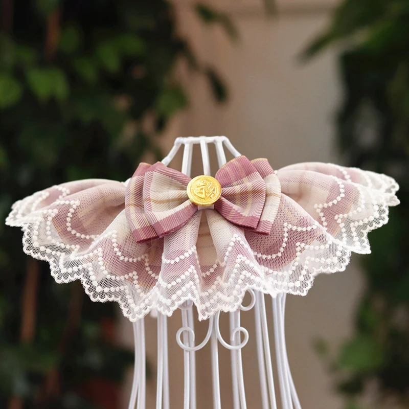 1PC Cute Pet Lace Bib Saliva Towel With Bow Lattice Flower Cat Dog Pet Necklace Decoration Collar Bandana Pet Accessories Hot 2