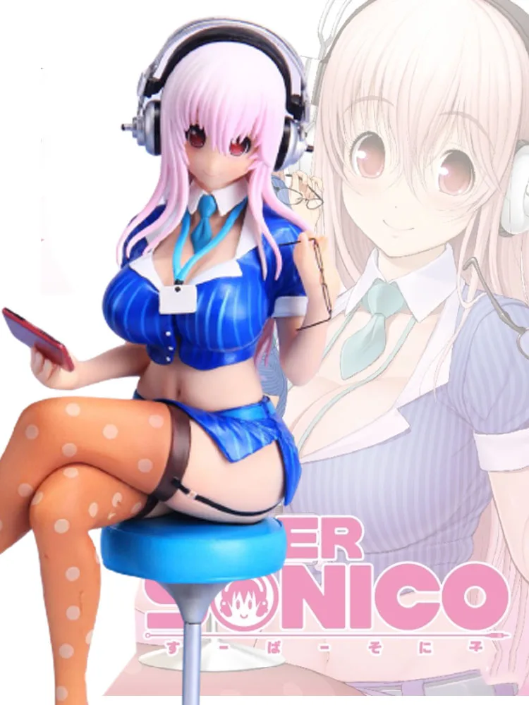

Ecchi Hentai Figure Sonico - 1/7 - Office Lady Ver. Anime Figure Home Decor Collectible Figurines…