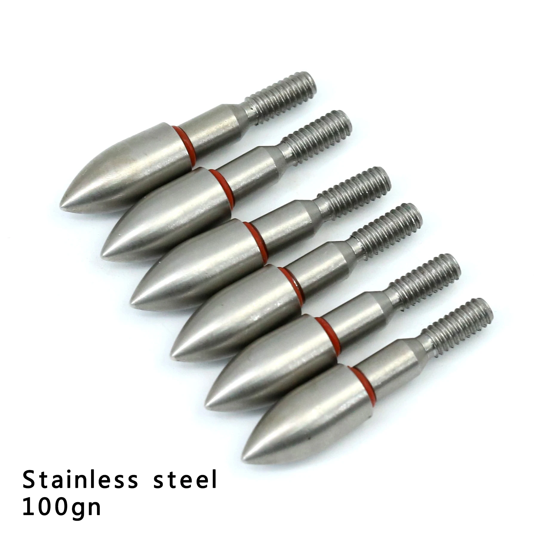 12pcs 50-300gn Arrow Heads Target Point Arrowhead for ID 6.2mm Arrows Compound Recurve Bow Archery Hunting Shooting Broadhead