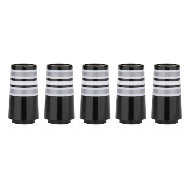A89E-5Pcs Golf Ferrules for 0.355 Tip Irons Shaft Sleeve Adapter Ferrule Golf Iron Club Ferrules Replacement,Grey