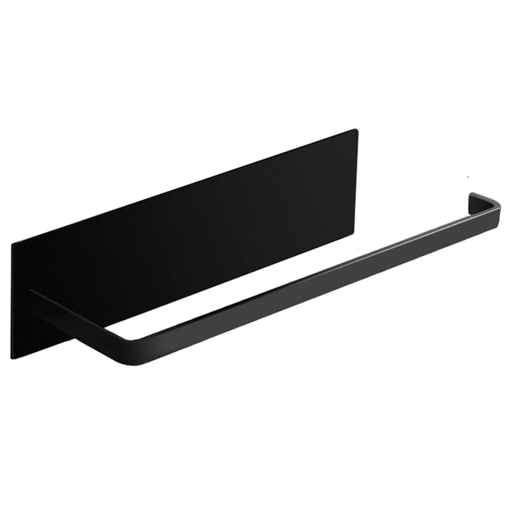 Magnetic Paper Towel Holder Roll Paper Dispenser Wall Mount Metal Tissue Stand Punch Free Strong Magnet Backing for RV Bathroom