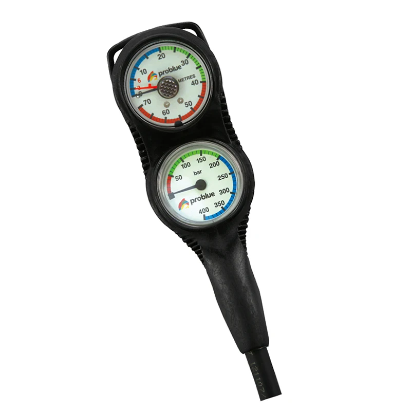 Problue GU-2650 Scuba Diving Console Gauge Mini 2  Pressure  problue gu 2650 scuba diving console gauge mini 2 pressure