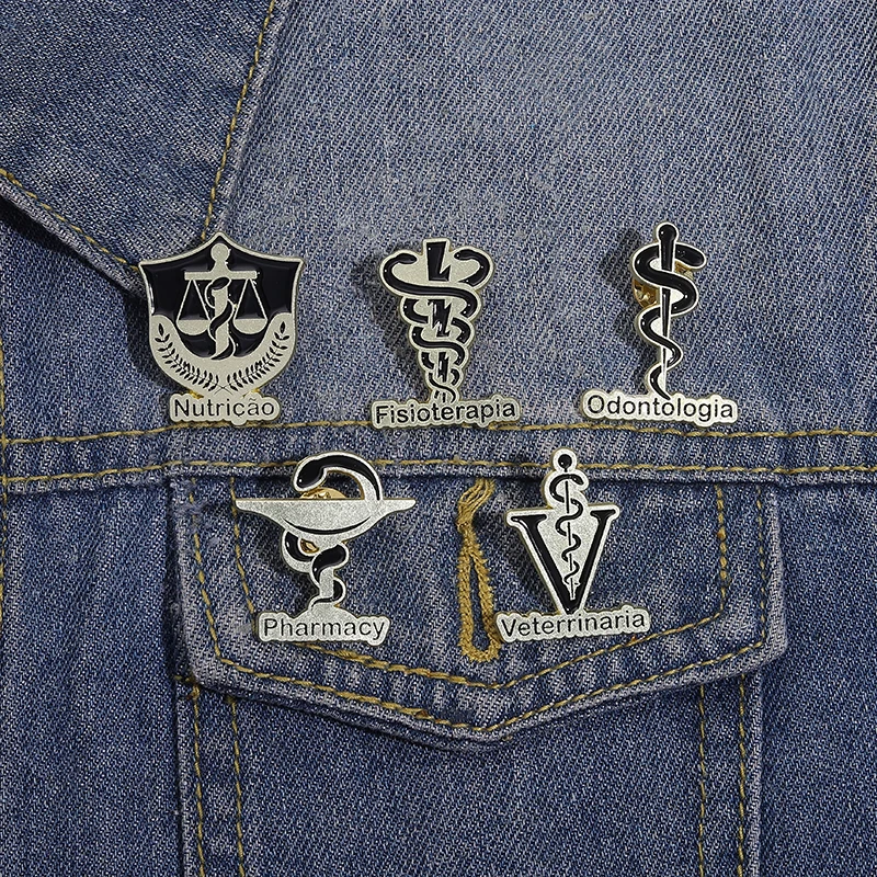 2-5pcs/set Quotes Enamel Pins Custom Psychology Have You Seen This Wizard This is Trifficult Metal Brooches Badge Jewelry Gifts