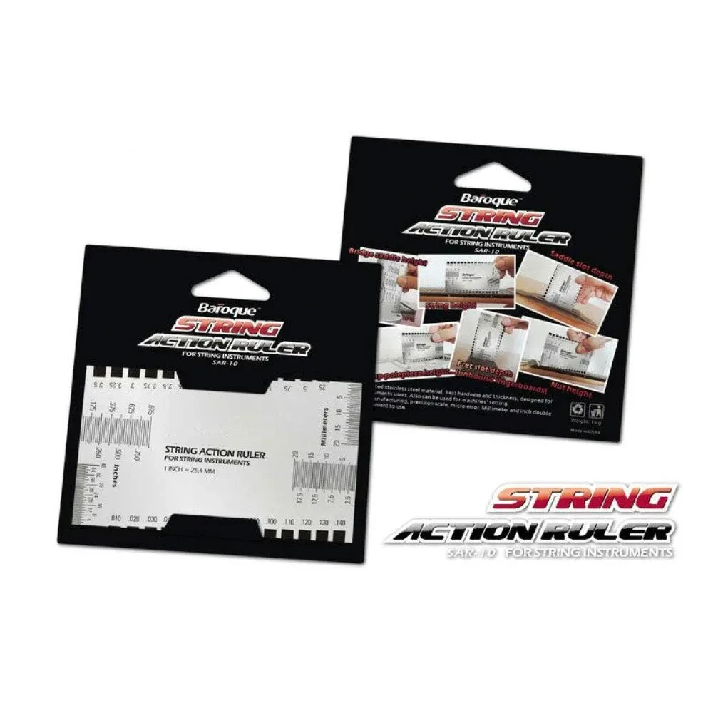 Description Picture 3 of itemMiwayer String Action Ruler Gauge,Guitar Repairing Tool for Luthier,Fit for Guitar,Ukulele,Bass,Banjo,Mandolin