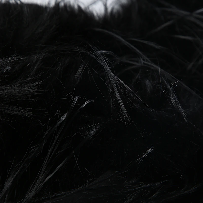 Large Fur Collar Hooded Zipper Sweatshirt Women's Minimalist Harajuku Crop Jacket Winter Outfits Letter Streetwear