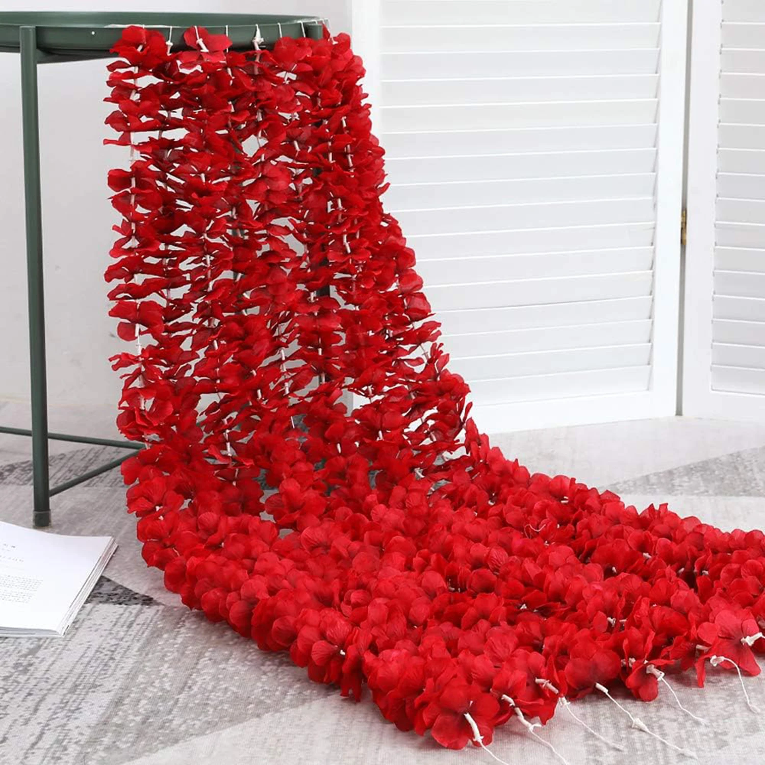 100 cm Seide Künstliche Sakura Rebe Hochzeit Garten Bogen Rattan Girlande Hof Valentinstag Romantische Wohnkultur Diy Geschenk Box – Detail 10