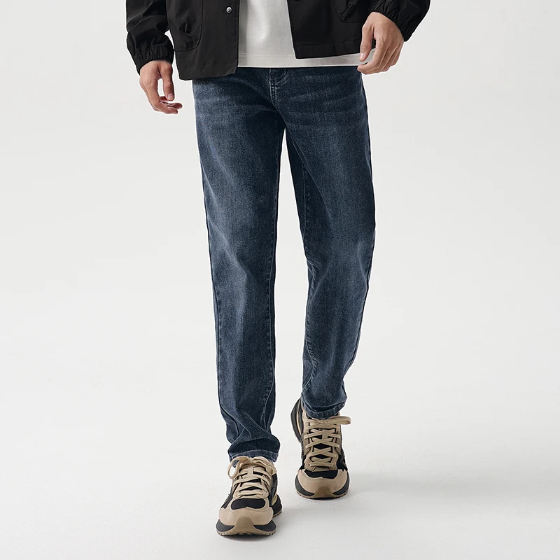 Semir Jeans Men Spring Classic Simple and Versatile Tapered Pants Daily Commuting Style Long Pants 5