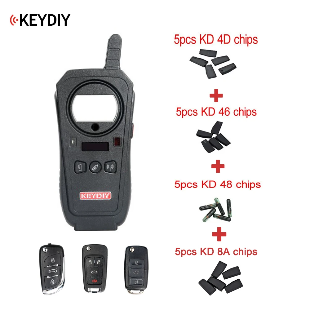 

KEYDIY KD-X2 Remote Maker Unlocker and Generator-Transponder Cloning Device Reader Frequency With 96bit 48 Transponder Copy