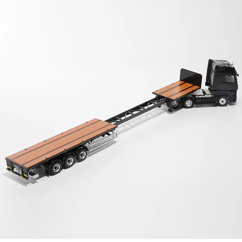 Pre-sale GCD 1:64 ACTROS GIGASPACE 6*2 Sattelzugmaschine & Scalable Trailer Alloy Mode Car 