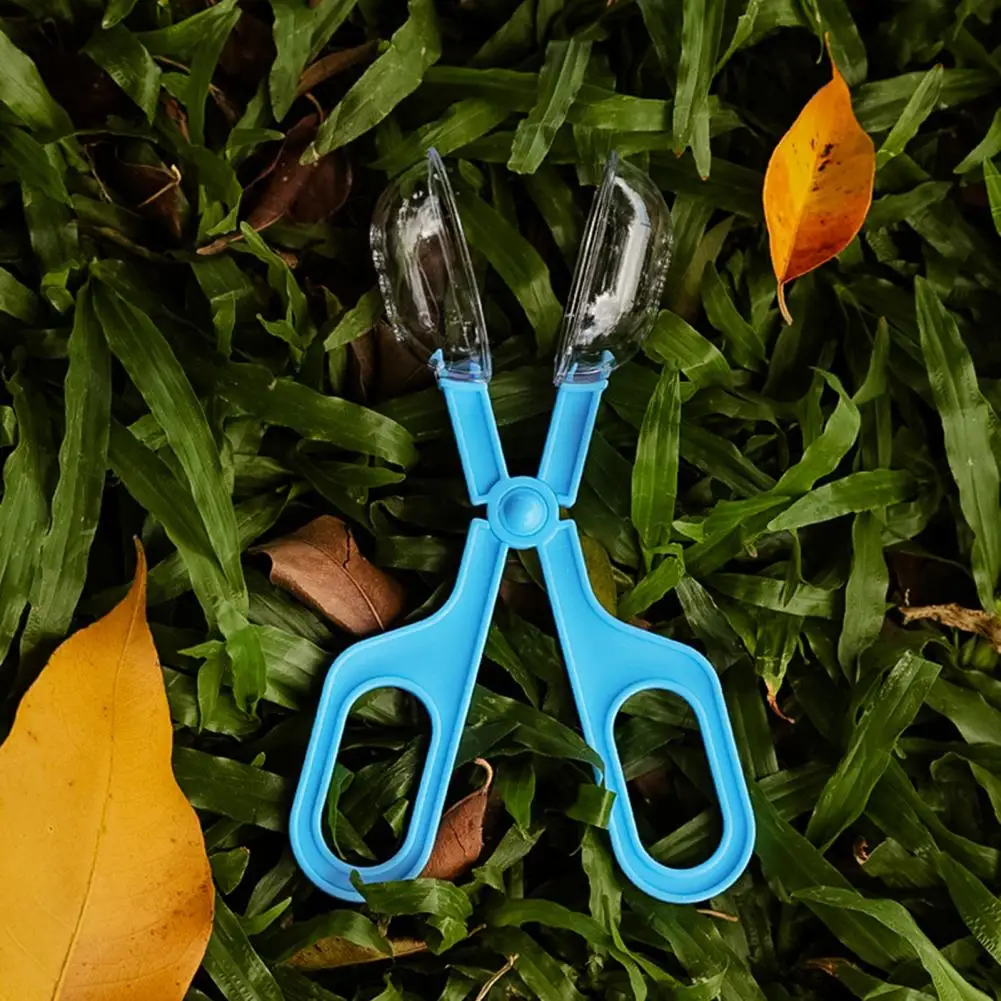 Transparent Insect Catcher Scissor Observe Handle Grip Clamp Tong Climbing Animal Kids Catcher Outdoor Exploration Toys 4