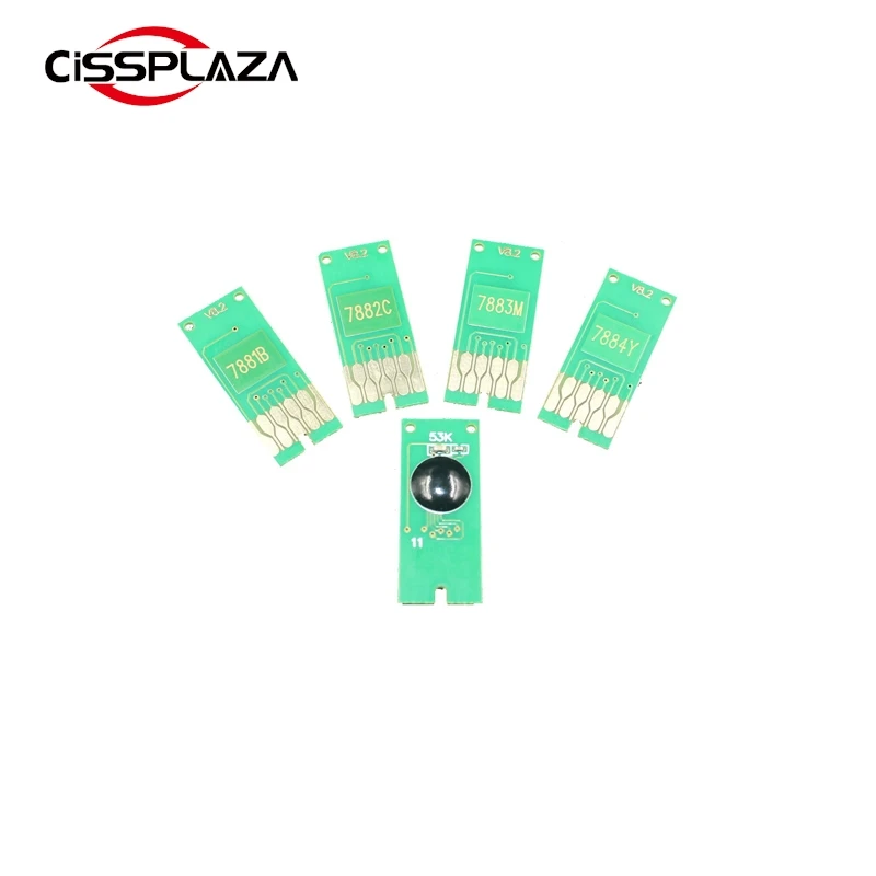 CISSPLAZA 788XXL T7881 one time chip compatible for Epson WorkForce WF5110 WF-5110 WF5190 WF5620 WF5690 printer Chips