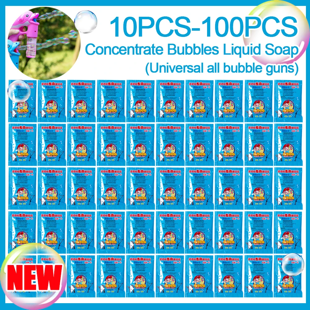 100ml-1000ml 농축 거품 액체 비누 범용 물 거품 총 액세서리 비누 거품 액체 거품 리필 10ml/팩
