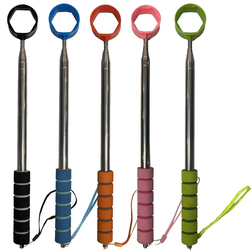 Telescopic Golf Ball Retriever Golf Ball Pick Up Retriever Grabber Extendable Golf Ball Retriever Gift for Golfer Wholesale